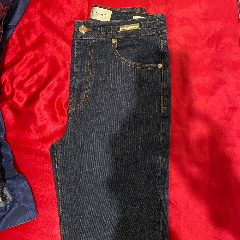 Frame Denim Women’s Indigo Slim Jeans